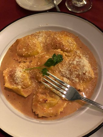Giovanni's Italian Restaurant signature dishes Lobster RavioliChicken MarsalaHot Ziti